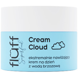 Fluff, krem do twarzy nawilżająca chmurka, Aqua Bomb,