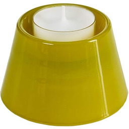Spaas 6 Conical Tealight Holders, Autumn Yellow