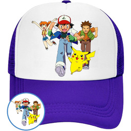 CZAPKA Z DASZKIEM POKEMON PIKACHU DLA DZIECI SIATKA