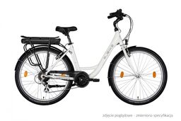 Rower elektryczny M_Bike E-CITY 728 biały...