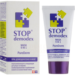 Maseczka 9 w 1 Purederm Stop Demodex (Demodekoza,