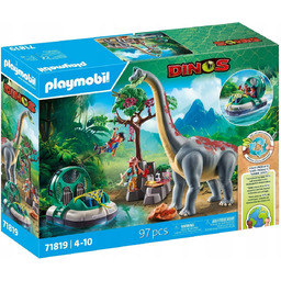 Playmobil Brachiozaur z poduszkowcem Dinos Dinozaury Katalog 71819