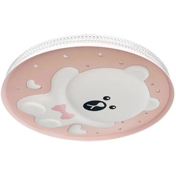 Lampa do pokoju dziecka BEAR PINK 34W LED