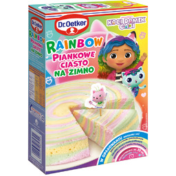 Dr. Oetker Rainbow piankowe ciasto na zimno 168g