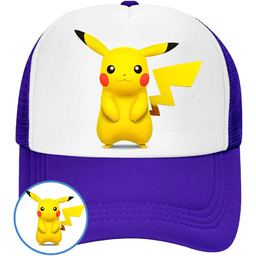 CZAPKA Z DASZKIEM POKEMON PIKACHU DLA DZIECI SIATKA