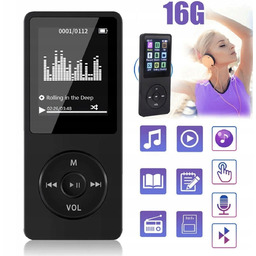 16GB Odtwarzacz MP3 Bluetooth 5.0 Dla Sportu