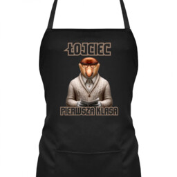 Łojciec pierwsza klasa - fartuch na prezent