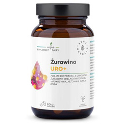 AURA HERBALS Żurawina Uro+ 60kaps.