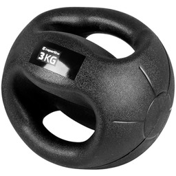 Insportline Piłka lekarska z uchwytami 3 kg Grab