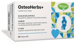 OsteoHerbs+, kadzidłowiec, imbir i cynk - 60 kapsułek