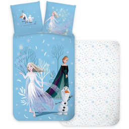 POŚCIEL DO ŁÓŻECZKA 100x135 cm FROZEN ELSA ANNA
