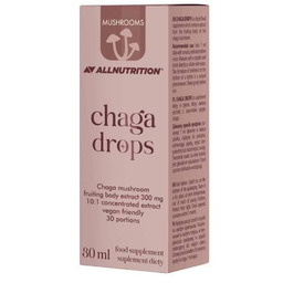 Allnutrition Mushrooms Chaga drops skoncentrowany ekstrakt z grzyba