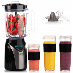 Blender Kielichowy Kruszy Lód 3 Bidony Rozdrabniacz Wyciskarka
