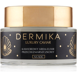 Dermika Luxury Caviar, krem-elixir przeciwzmarszczkowy na noc, 50ml