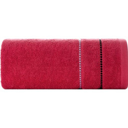 Eurofirany Ręcznik Suzi (15) Czerwony 50 x 90