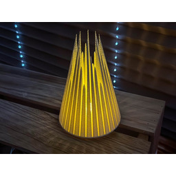 Pakamera Choinka w kształcie góry lodu - świecąca