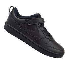 Nike Court Borough Force Buty Czarne Na Rzep
