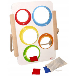 Zręcznościowa gra Rzucanie woreczkami do tarczy Drewniana zabawka