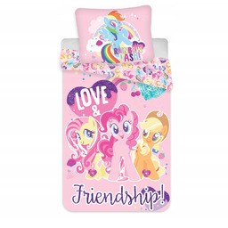 POŚCIEL DO ŁÓŻECZKA 100x135 MY LITTLE PONY KUCYKI