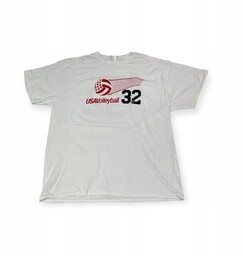 Koszulka męska biała Port Company Volleyball 32 XL