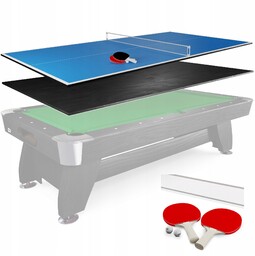 Nakładka dwustronna na stół bilardowy 8ft tenis stołowy