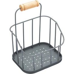 KitchenCraft Living Nostalgia, Koszyk do Zlewu, Metal, 14,3