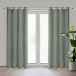 Eurofirany Zasłona 140x250 Angelica zielona ciemna gotowa