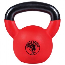 28 kg Kettlebell gumowany hantel Crossfit Gorilla Sports