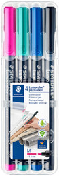 Foliopis Lumocolor M Wodoodporny 4 Kolory Staedtler