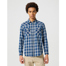 WRANGLER WESTERN INDIGO SHIRT DARK WASH 112357250 XXL