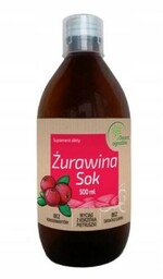 Owoce Ogrodów Sok Żurawina, 500ml