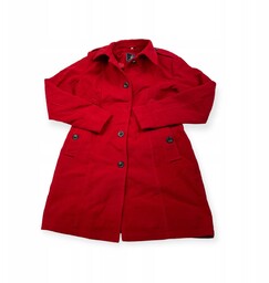 Płaszcz damski czerwony The Wool Makers S