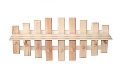 Outlet - wieszak drewniany nr3 Olcha