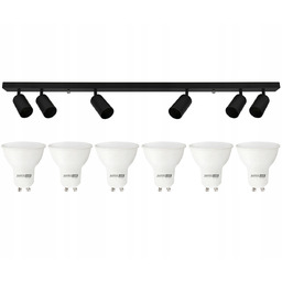 Lampa sufitowa szyna spot kinkiet oprawa natynkowa 6x