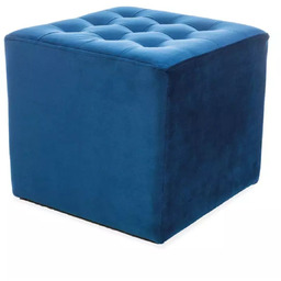 Pufa Lori Velvet Granatowy