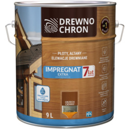 Impregnat EXTRA powłokotwórczy orzech ciemny 9 l Drewnochron