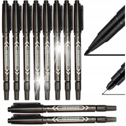 10x MARKER CIENKOPIS PISAK DWUSTRONNY DO PŁYT CD