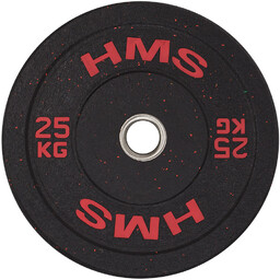 HTBR25 Red Talerz Olimpijski Bumper 25 Kg Hms