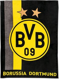 Borussia Dortmund Uniseks polarowy koc polarowy z wzorem