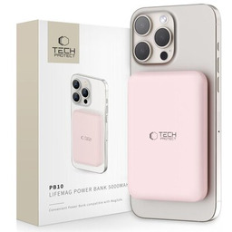 Tech-Protect PB10 Lifemag Magsafe 5000 mAh pink