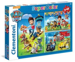 Clementoni Puzzle 3x48 SuperColor - Psi Patrol