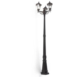 Lindby - Nane Zewnętrzna Lampa Ogrodowa Black