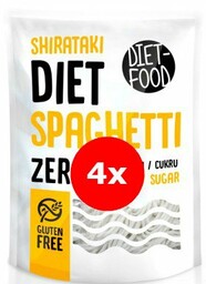 DIET-FOOD Makaron Shirataki Konjac Spaghetti ZESTAW 4x200g