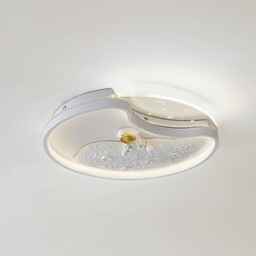 Lindby Lampa sufitowa LED Kosmo, 40 cm, biały,
