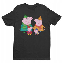 Koszulka Dziecięca-Świnka Peppa-Mix Kolory-158 Xl