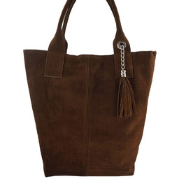 Barberinis Shopper bag - torebka damska zamszowa -