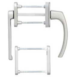 Klamka balkonowa 1005 pod żaluzje z rozetą PZ