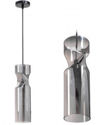 REA OSW-06672 LAMPA SUFITOWA WISZĄCA SZKLANA APP900-1CP DARK