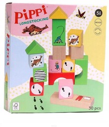 Klocki drewniane Pippi