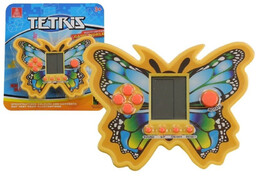 DLA DZIECI GRA ELEKTRONICZNA TETRIS MOTYL ŻÓŁTY1SZT